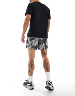 Nike Running Trail Printed 7 Inch Shorts In Black For Men -Nike Sales Store 206103272 2
