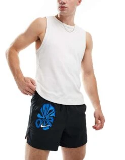 Nike Running Energy Graphic Stride 5 Inch Shorts In Black For Men -Nike Sales Store 206103344 1 black 1