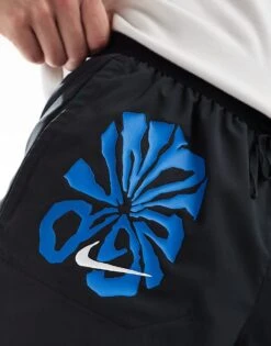 Nike Running Energy Graphic Stride 5 Inch Shorts In Black For Men -Nike Sales Store 206103344 2