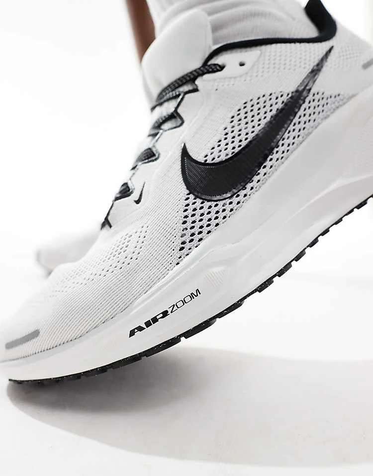 Nike Running Air Zoom Pegasus 41 Trainers In White And Black For Men 6 Nike Running Air Zoom Pegasus 41 Trainers In White And Black For Men - Image 4