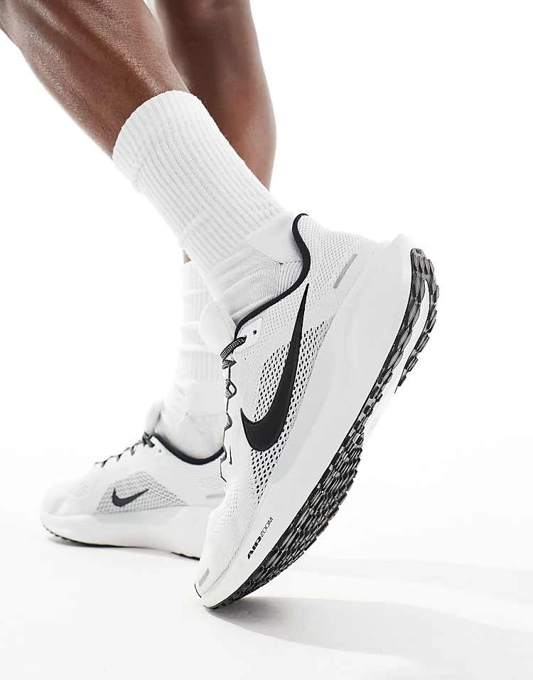 Nike Running Air Zoom Pegasus 41 Trainers In White And Black For Men 7 Nike Running Air Zoom Pegasus 41 Trainers In White And Black For Men - Image 5