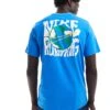 Nike Running Dri-FIT Energy Graphic T-shirt In Blue For Men Lblue -Nike Sales Store 206103385 1 lblue