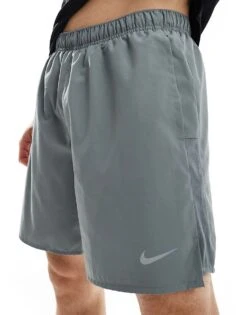 Nike Running Challenger Dri-FIT 7 Inch Shorts In Grey For Men -Nike Sales Store 206103727 3