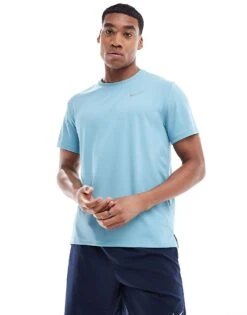 Nike Running Miler Dri-FIT T-shirt In Light Blue For Men Lblue 11 Nike Running Miler Dri-FIT T-shirt In Light Blue For Men Lblue -Nike Sales Store 206103751 1 lblue 1