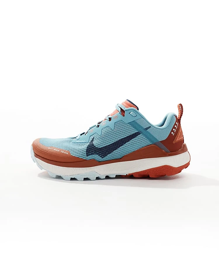 Nike Running React Wildhorse 8 Trainers In Light Blue And Orange For Men Mblue 4 Nike Running React Wildhorse 8 Trainers In Light Blue And Orange For Men Mblue - Image 2