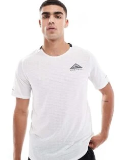 Nike Running Trail Graphic T-shirt In White For Men -Nike Sales Store 206103842 1 white 1