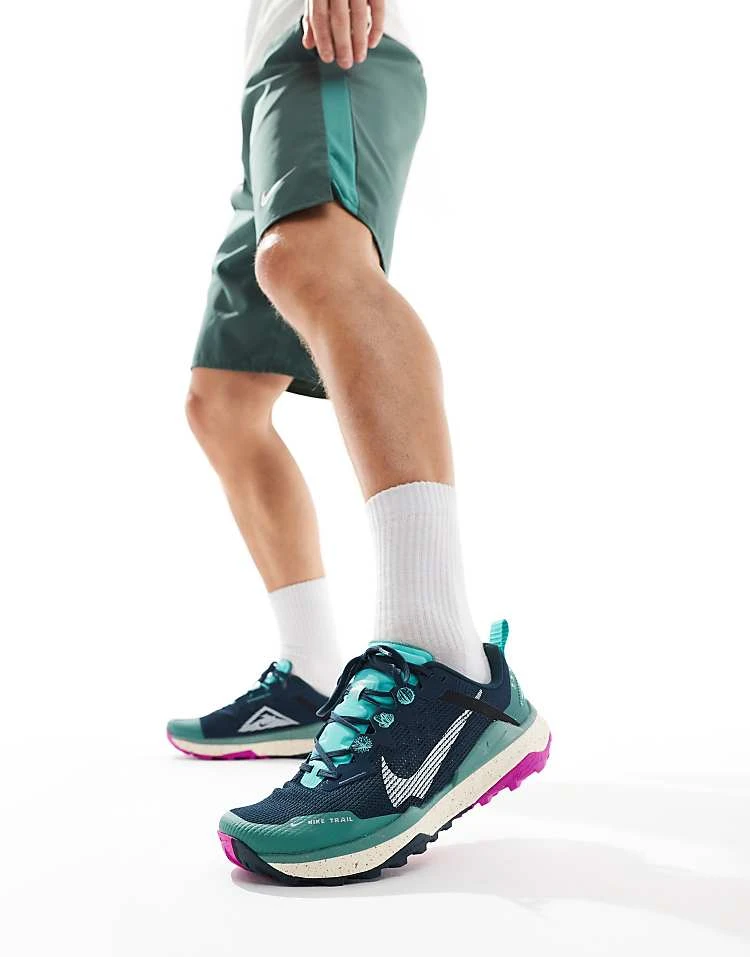 Nike Running React Wildhorse 8 Trainers In Navy For Men 3 Nike Running React Wildhorse 8 Trainers In Navy For Men