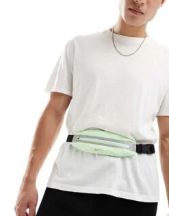 Nike Slim 3.0 Running Bum Bag In Vapor Green For Men Green/black/silver