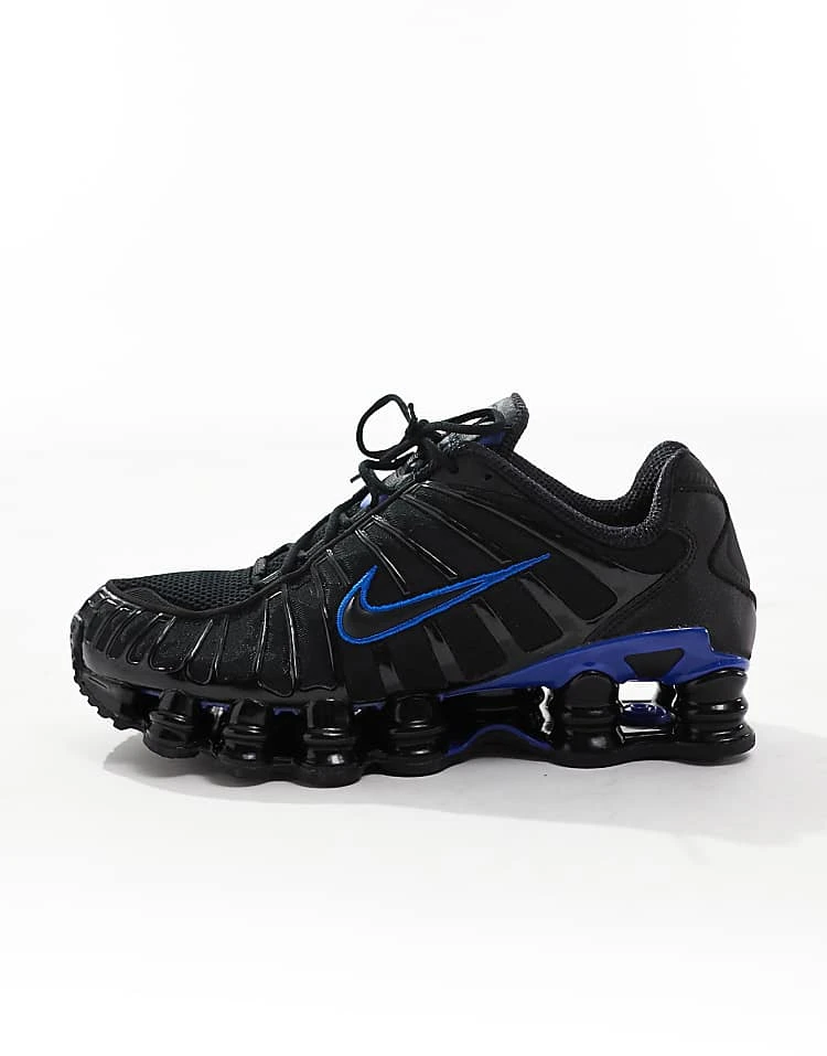 Nike Shox TL Trainers In Black And Racer Blue For Men 3 Nike Shox TL Trainers In Black And Racer Blue For Men