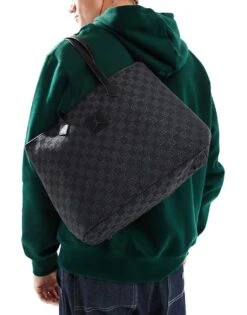 Jordan Monogram Holdall Tote Bag In Black For Men