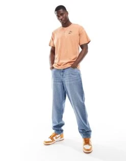 Nike Club Graphic Back Print T-shirt In Brown For Men -Nike Sales Store 206513865 4