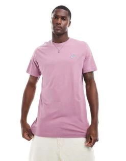 Nike Club Vignette T-shirt In Purple For Men