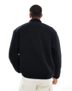 Jordan Flight Sherpa Jacket In Black For Men -Nike Sales Store 206610337 3