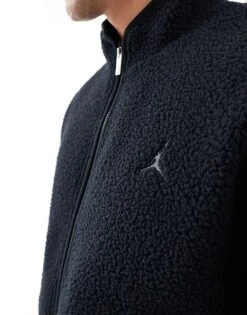 Jordan Flight Sherpa Jacket In Black For Men -Nike Sales Store 206610337 4