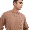 Jordan Essential Logo Long Sleeve Top In Brown For Men -Nike Sales Store 206610372 1 brown