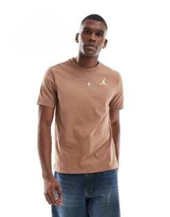 Jordan Jumpman Chest Logo T-shirt In Brown For Men