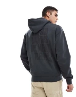 Jordan 'J Day' Brooklyn Fleece Hoodie In Dark Grey For Men Charcoal -Nike Sales Store 206610398 4