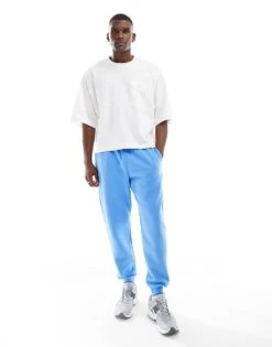 Jordan Brooklyn Fleece Joggers In Blue For Men Light Blue -Nike Sales Store 206610408 5