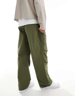 Jordan Essential Statement Woven Trousers In Olive For Men Mid Green -Nike Sales Store 206610511 4