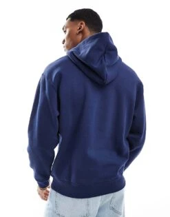 Jordan Brooklyn Fleece Hoodie In Navy For Men -Nike Sales Store 206610677 3