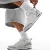 Jordan Spizike Low Trainers In White And Grey For Men -Nike Sales Store 206610684 1 white
