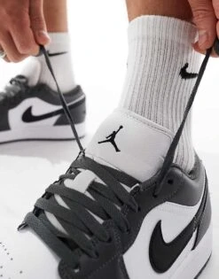 Nike Air Jordan Low Trainers In White And Grey - GREY For Men -Nike Sales Store 206610698 4