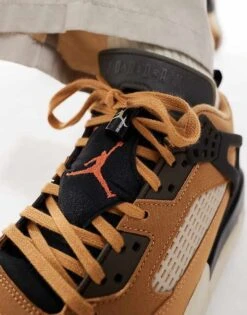 Jordan Spizike Low Trainers In Tan And Black For Men -Nike Sales Store 206610726 4