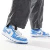 Nike Air Jordan 1 Low SE Trainers In White And Blue For Men Light Blue -Nike Sales Store 206610822 1 lightblue