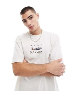 Nike Air Graphic T-shirt In Light Grey For Men -Nike Sales Store 206615429 1 lightgrey 1