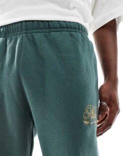 Nike Club Festive Joggers In Dark Green For Men -Nike Sales Store 206615430 3
