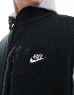 Nike Club Fleece Gilet In Black For Men -Nike Sales Store 206615451 4