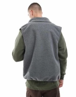 Nike Club Fleece Gilet In Dark Grey For Men -Nike Sales Store 206615495 2