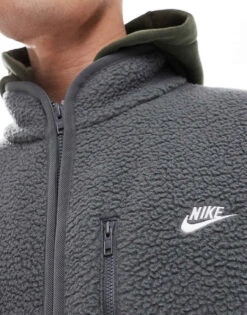 Nike Club Fleece Gilet In Dark Grey For Men -Nike Sales Store 206615495 3