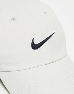 Nike Club Swoosh Cap In Sail For Men Cream -Nike Sales Store 206615501 3