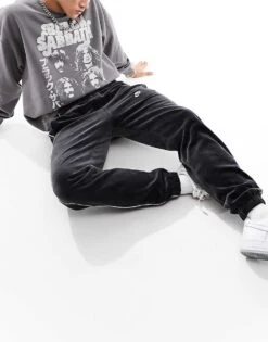 Nike Club Velour Joggers In Black For Men
