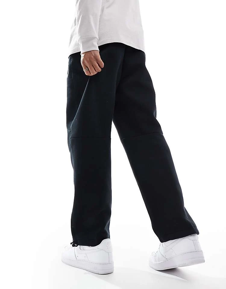 Nike Tech Fleece Open Hem Joggers In Black For Men 5 Nike Tech Fleece Open Hem Joggers In Black For Men - Image 3