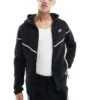 Nike Tech Fleece Reflective Full Zip Windrunner Hoodie In Black For Men -Nike Sales Store 206615644 1 black