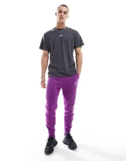 Nike Tech Fleece Reflective Joggers In Purple For Men