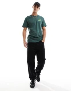 Nike 'slow Your Sole' Graphic T-shirt In Dark Green For Men -Nike Sales Store 206615688 4