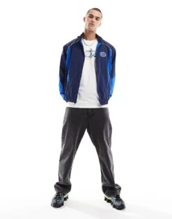 Nike Swoosh Air Woven Tracktop In Navy And Blue For Men -Nike Sales Store 206615799 3