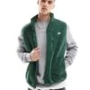 Nike Club Fleece Gilet In Dark Green For Men -Nike Sales Store 206615937 1 darkgreen