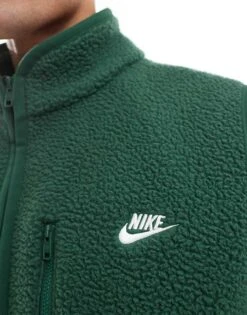 Nike Club Fleece Gilet In Dark Green For Men -Nike Sales Store 206615937 4