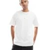 Nike Centre Patch Logo T-shirt In White For Men -Nike Sales Store 206616067 1 white