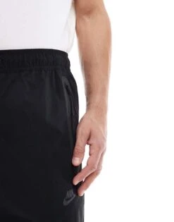Nike Tech Woven Open Hem Trousers In Black For Men 10 Nike Tech Woven Open Hem Trousers In Black For Men -Nike Sales Store 206616104 3