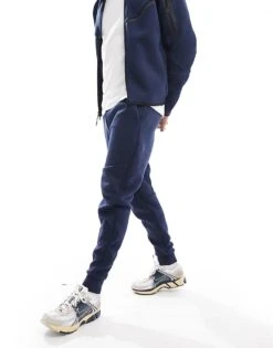 Nike Tech Fleece Joggers In Navy For Men -Nike Sales Store 206616132 3