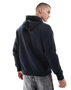Nike Club Festive Hoodie In Black For Men -Nike Sales Store 206616174 3