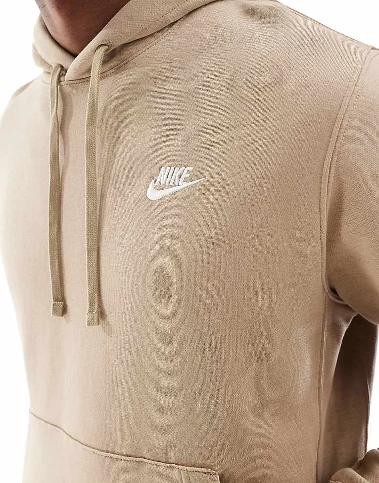 Nike Club Unisex Hoodie In Khaki For Unisex 4 Nike Club Unisex Hoodie In Khaki For Unisex - Image 2