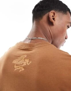 Nike Victory Graphic T-shirt In Brown For Men -Nike Sales Store 206616209 2