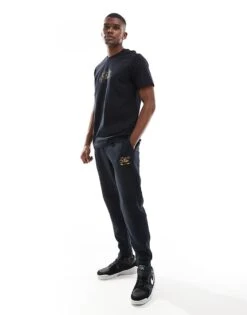 Nike Club Festive Joggers In Black For Men