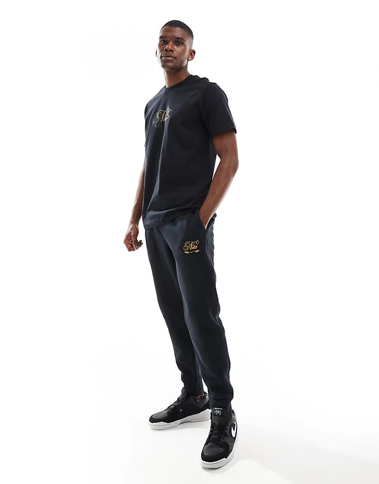 Nike Club Festive Joggers In Black For Men 3 Nike Club Festive Joggers In Black For Men
